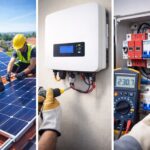 napelemes rendszer tervezés inverter és elektromos elosztó